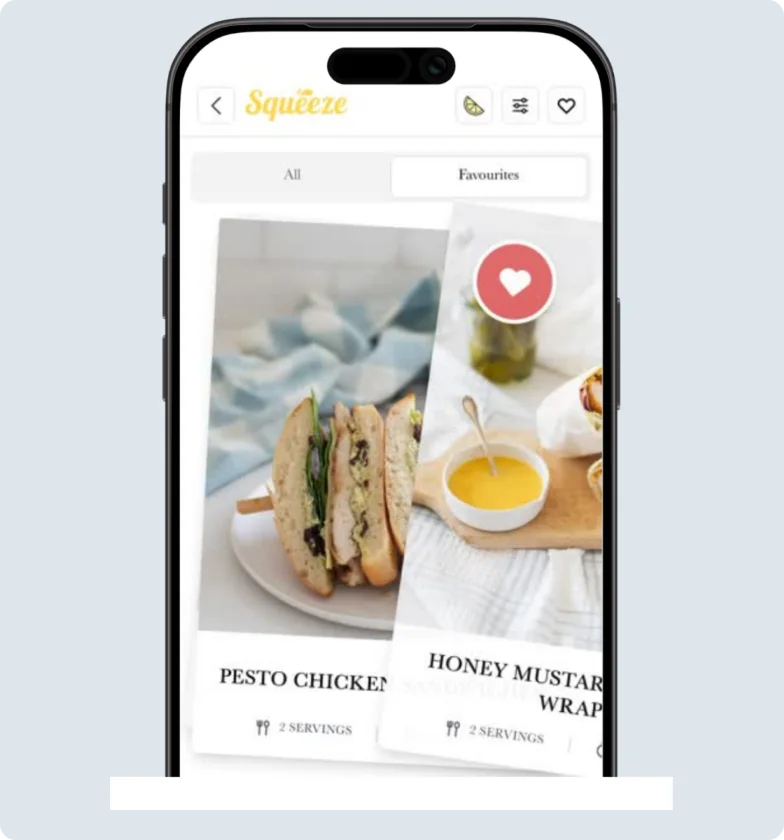 Squeeze — swipe to decide